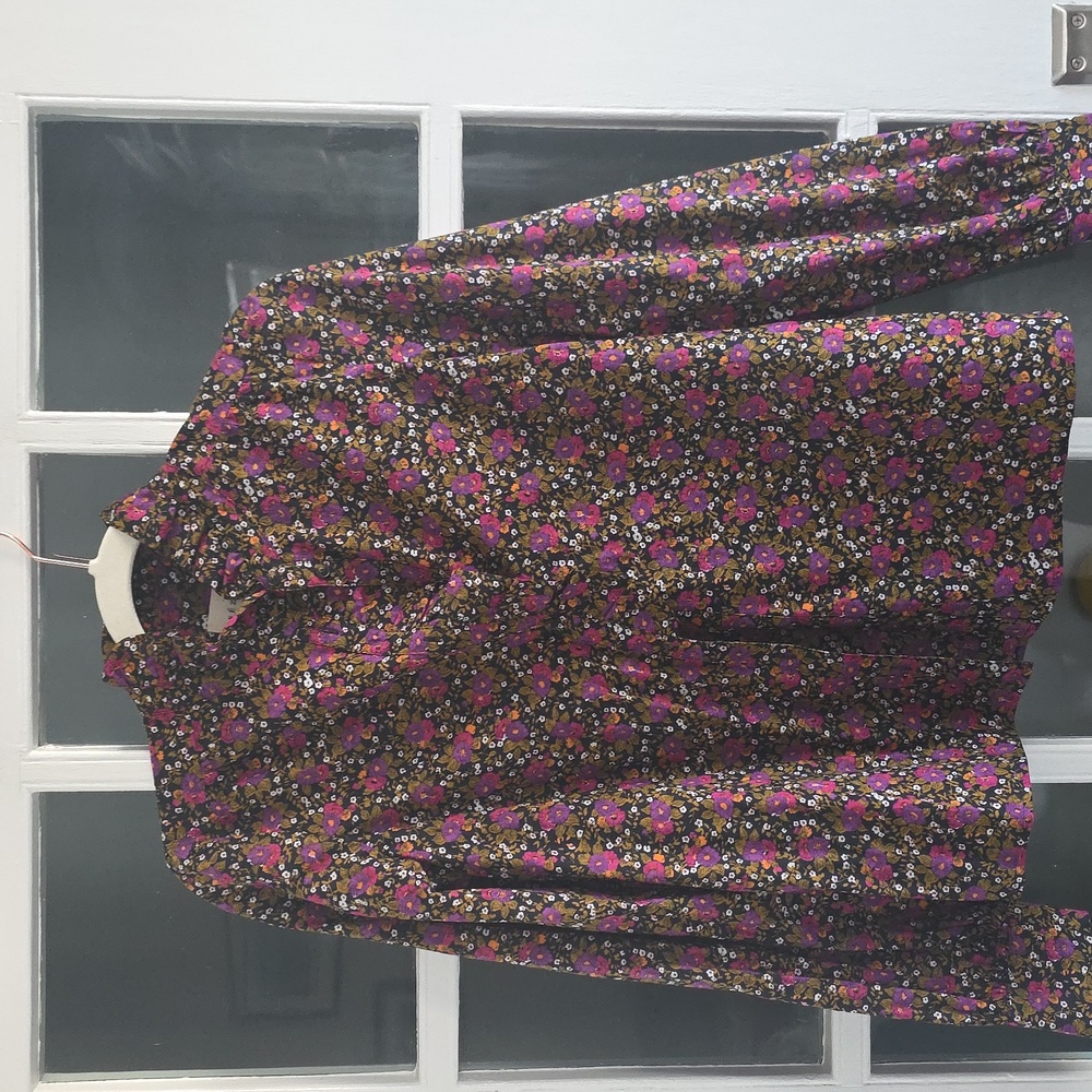 Sezane Chlo Shirt in Woodland Flowers size 36